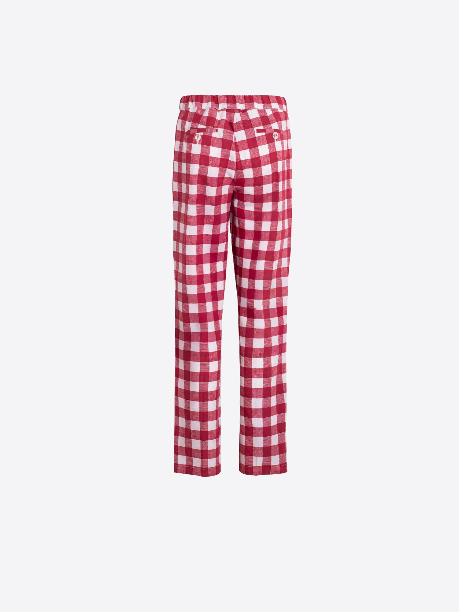 PANTALON TIFFANY VICHY ROJO PRINT