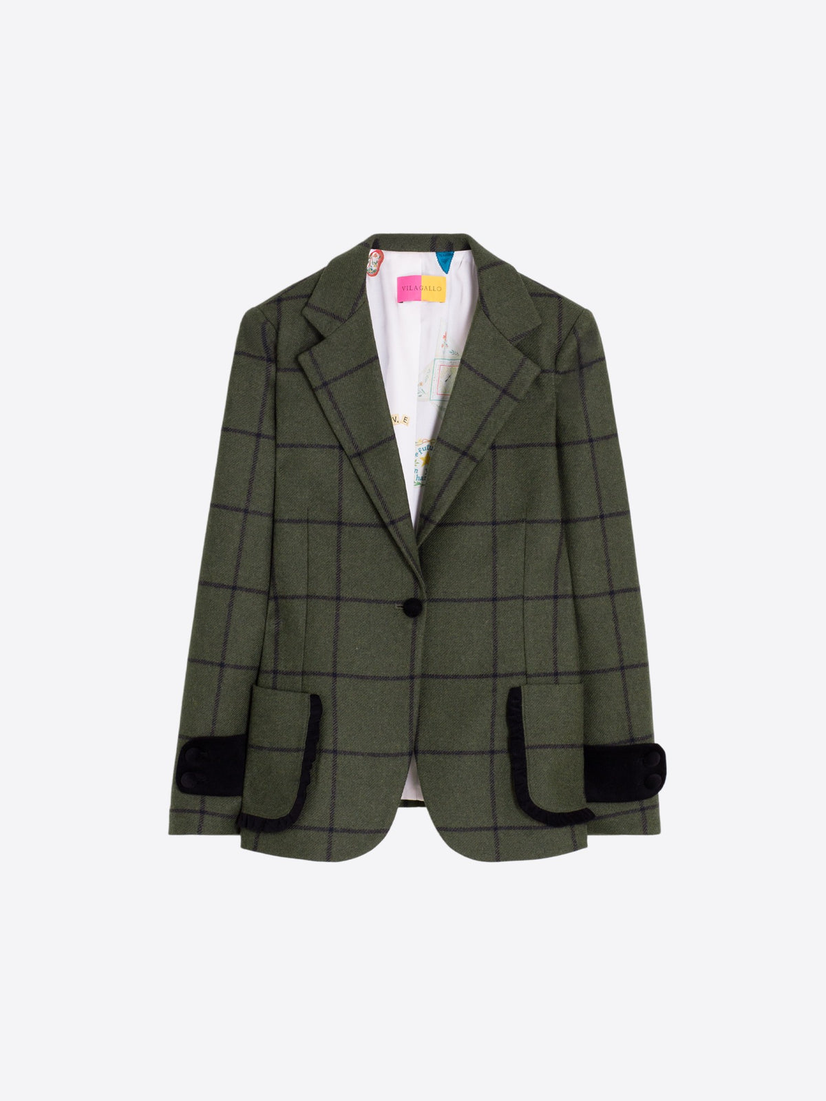 PLAID GREEN JACKET